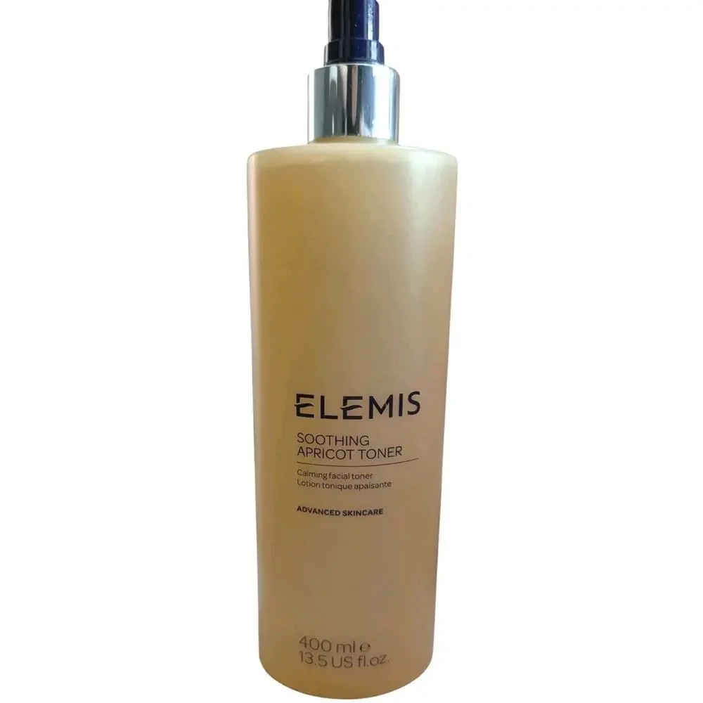 Elemis Soothing Apricot Toner 13.5 oz 400ml Calming Facial Toner Large Skincare